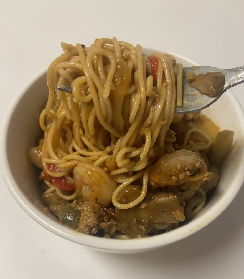 Curried Protein Noodles w/ Shrimp &&nbsp;Turkey